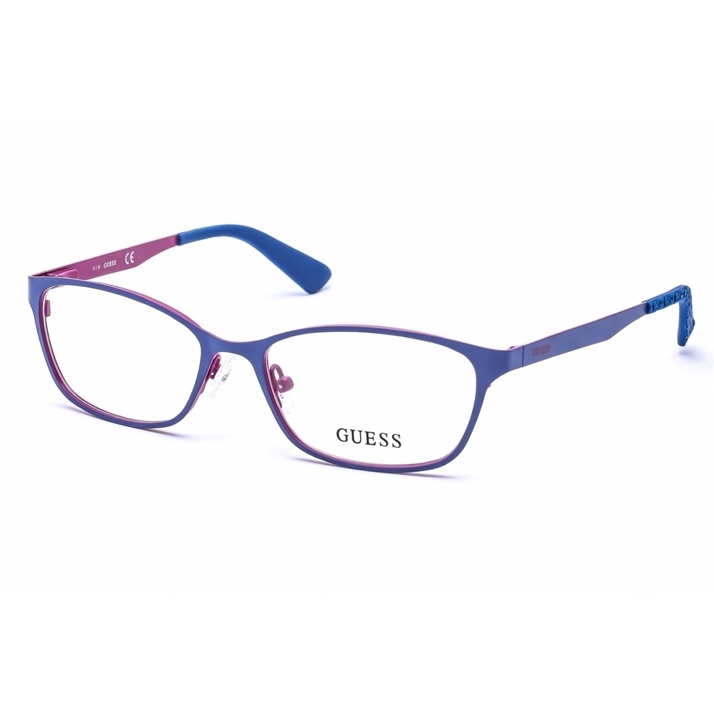 NWT GUESS 2563 52091 Blue/Pink Eyeglasses